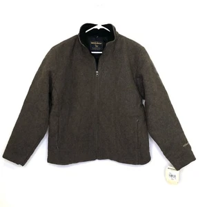 Woolrich Jacket Wool Women’s Medium Insulated Technowool Full Zip Quilted - Picture 1 of 12