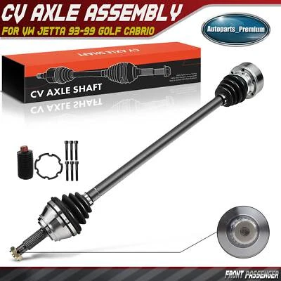 Conjunto de eje CV para Volkswagen Jetta Golf Passat Cabrio manual delantero derecho Foto 1 de 4