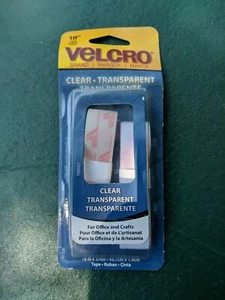 NEW VELCRO 91326 3/4" X 18" TAPE CLEAR FASTENER HOLDER - Picture 1 of 1