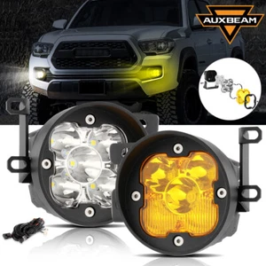 AUXBEAM 3" LED Pods Amber White Driving Lamp+Bracket For 2012-2024 Toyota Tacoma - Bild 1 von 12