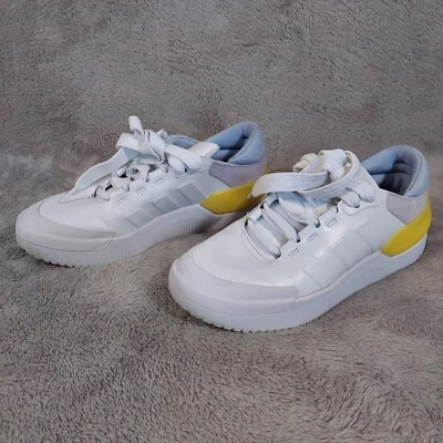 Adidas Zapatos Mujer 8 Court Funk Estilo de Vida Blanco Amarillo HP9460 Foto 1 de 4