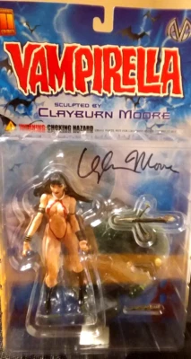 vampirella signed clayburn moore action figure - Image 1 of 3