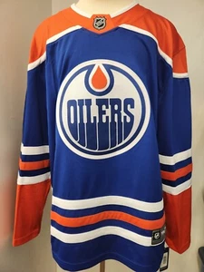 Fanatics Branded NHL Edmonton Oilers Blue Breakaway Jersey - Bild 1 von 2