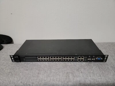 ZyXEL GS2200-24   24-Ports External Ethernet Switch with power cord! - Image 1 of 4