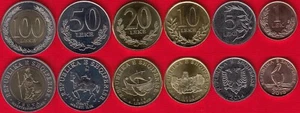 Albania set of 6 coins: 1 - 100 leke 2000-2018 UNC - Picture 1 of 1