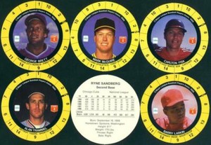 Alan Trammell #58A 1989 Cadaco Disc
