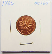 Canada 1966 Small Penny - Small 1 Cent Coin - MS65