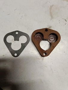 DISTANZIALE CARBURATORE IN BACHELITE 14,8MM  FIAT 500 GIARDINIERA, BIANCHINA - Bild 1 von 3