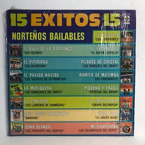 15 EXITOS Nortenos Bailables 1985 Rancheras TexMex Tejano Compilation Record NM- - Picture 1 of 6
