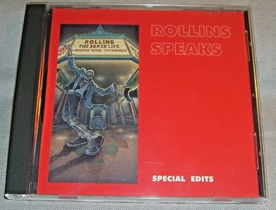 RARE Henry ROLLINS SPEAKS Special Edits CD promo ONLY Boxed Life sampler NM/EX+ - Image 1 of 3