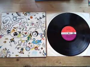 Led Zeppelin III A5/B5 Press Very Good+ Vinyl Record Album 2401002 Rotating (J1) - Picture 1 of 5