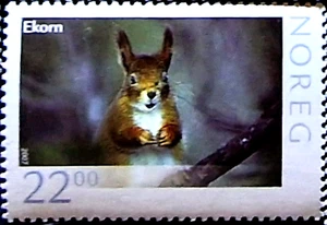 Norway Forest Wild Animals - Rabbit - MNH Stamp - Picture 1 of 1