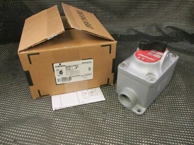 APPLETON ELECTRIC APPLETON EDSC175F1 FACTORY SEALED EXPLOSION PROOF 1 POLE SWITCH 20A 120-277 VAC