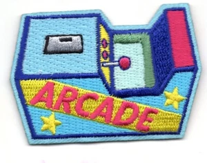 ARCADE Iron On Patch Games Entertainment