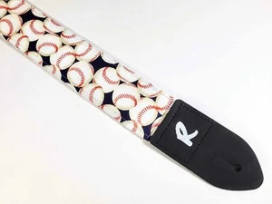 Correa para guitarra de béisbol - doble acolchada - cómoda - se adapta a tamaño completo y junior - Imagen 1 de 10