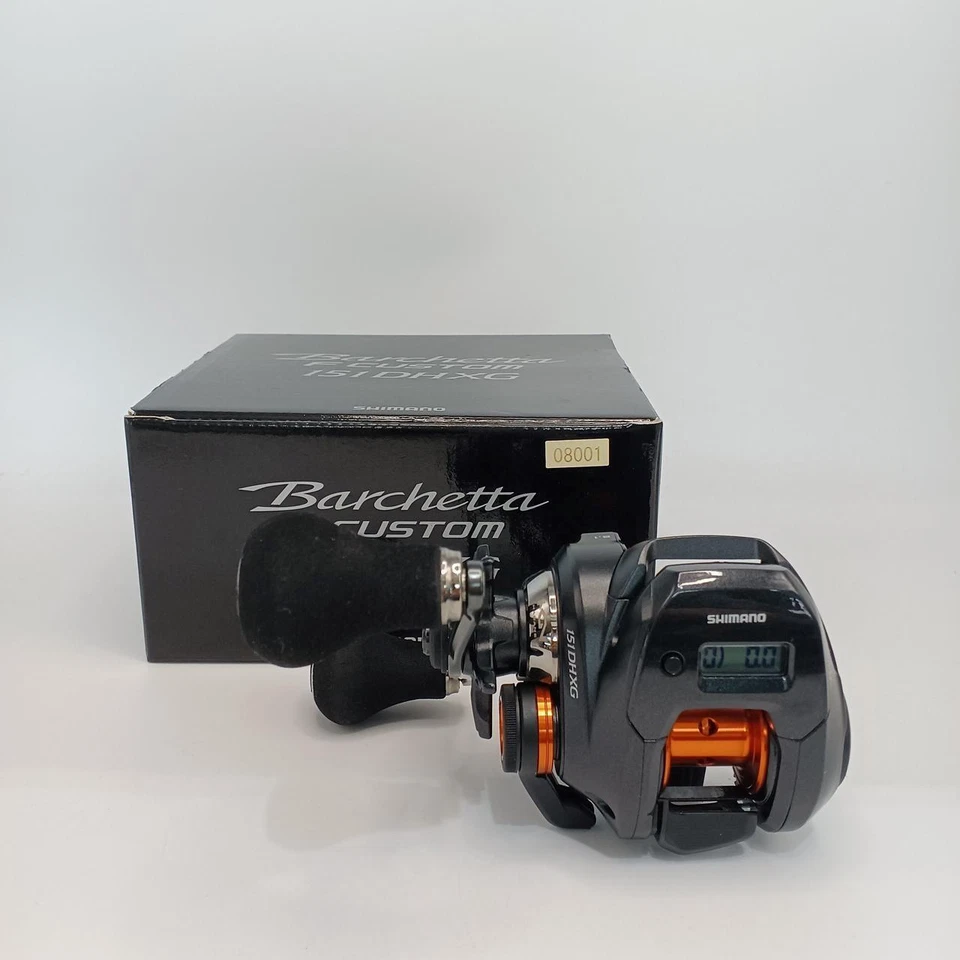 SHIMANO Barchetta F Custom Reel 151DHXG B NM [USED from JAPAN] - Image 1 of 4