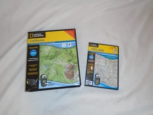 National Geographic California And USA TOPO GPS set - Picture 1 of 3