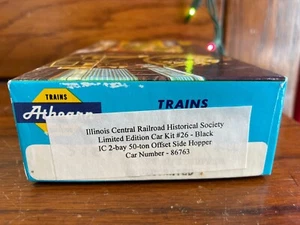 Athearn - HO Scale - 86763 - Illinois Central - 2-Bay 50-Ton Offset Hopper LMTD. - Picture 1 of 8