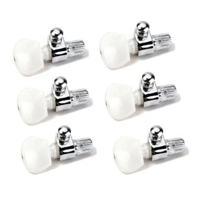 6pcs Banjo   Tuning Pegs Keys Parts Accessories with Pearl Button - Image 1 of 4