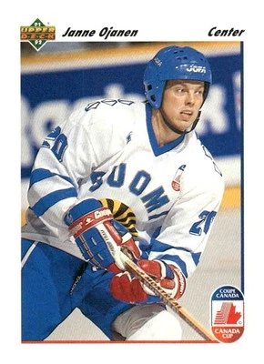 1991-92 Upper Deck French #25b Janne Ojanen - Image 1 of 2