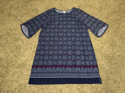 Vestido CATHERINES Estampado Tribal Geométrico Otoño Preppy Carrera Informal Terroso Otoño 4X Foto 1 de 4