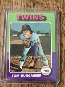 Tom Burgmeier 1975 Topps Karte !!  #478 MINNESOTA TWINS - Bild 1 von 1