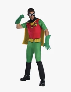 DC "Robin" Erwachsene Halloween Kostüm Größe Small Petit 5-teiliges Set, bunt Erwachsene - Bild 1 von 7