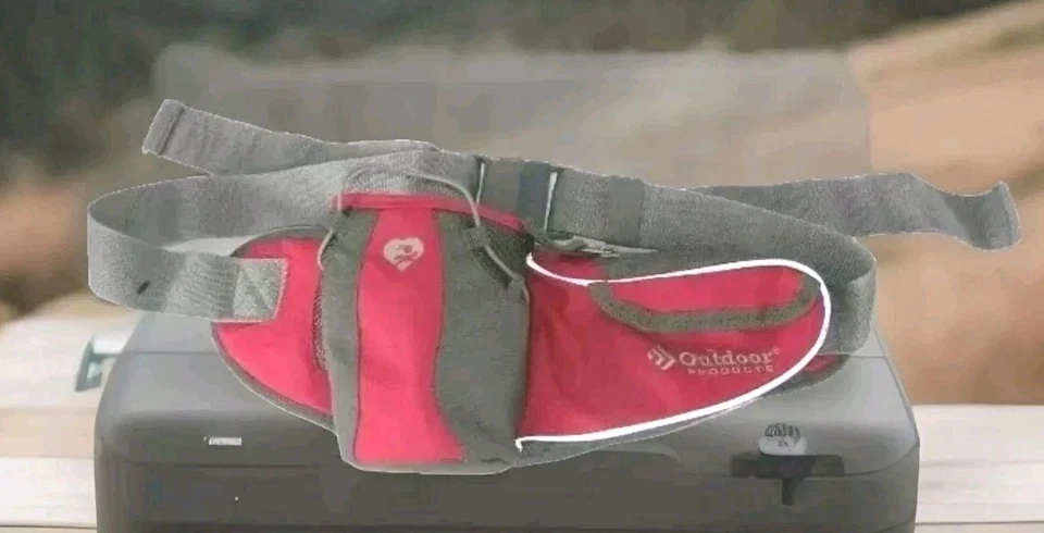 Productos de exterior Bolsa de cintura Botella de agua Almacenamiento Ciclismo Correr Se envía desde EE. UU.  Foto 1 de 2