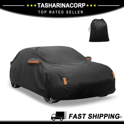 Piece of 1 Waterproof Car Cover with Driver Door Zipper for Honda Accord 210D-PU - Image 1 of 4