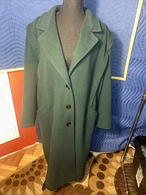 Abrigo Kristen Blake Classics Mujer Talla 16 80% Lana Abrigo Verde Guisante De Colección Foto 1 de 4