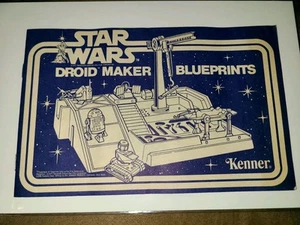 Vintage Star Wars Droid Factory Parts Lot Blue Prints Only - Bild 1 von 3