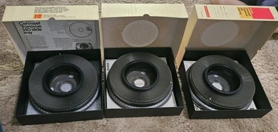 Kodak Carousel Transvue 140 Slide Trays in Boxes Lot of 3 - Image 1 of 2