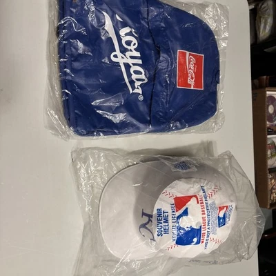 VTG 1969 Kansas City Royals Batting Helmet And Coke Backpack NOS - Image 1 of 4