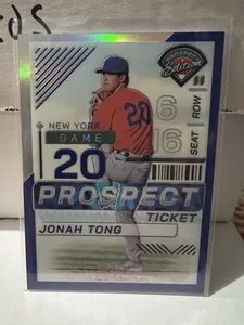 2024 Panini Prospect Edition Jonah Tong Blue Prizm  /149 Rookie RC Mets - Picture 1 of 2