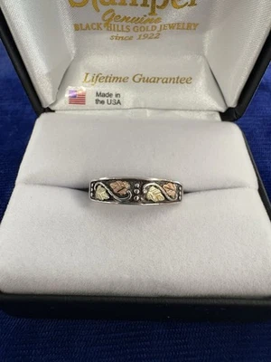 Anillo Black Hills Oro Plata de Ley y Oro, TALLA 6, leer descripción Foto 1 de 3