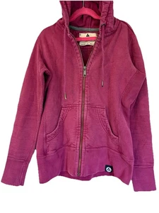 Felpa con cappuccio American Giant Teen XS Fuscia zip davanti cotone pesante - Foto 1 di 13