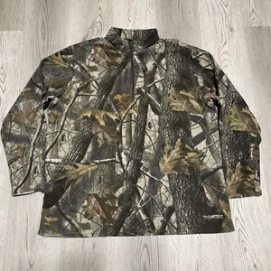 Field & Stream Camo Fleece Jacket Adult XL Realtree Camouflage Sweatshirt Men - Picture 1 of 7