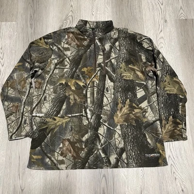 Field & Stream Camo Fleece Jacket Adult XL Realtree Camouflage Sweatshirt Men - Image 1 of 4