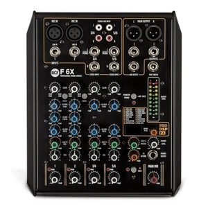 RCF F 6X Mixer Audio Passivo 6 Canali con effetti. - Foto 1 di 5