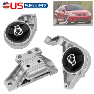 3pc Engine Motor&Transmission Mount For 2003-2011 Chevy Cobalt HHR Pontiac G4 G5 Foto 1 de 4