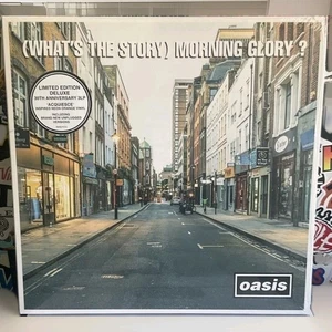 OASIS What’s The Story Morning Glory NEW 3LP DELUXE ORANGE VINYL W/HYPE STICKER - Picture 1 of 3