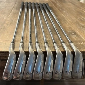TaylorMade Burner Plus Iron Set 4-9 + PW & AW Superfast Stiff Steel Shafts NICE! - Picture 1 of 20