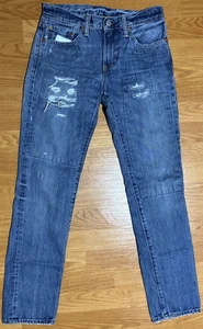 Levi's 511 Slim Fit Men's Size 29x32 (30x31 Actual) Patchwork Distressed Jeans - Picture 1 of 8