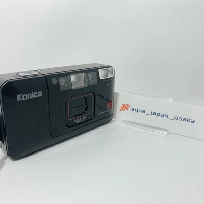 Cámara fotográfica Konica BIG Mini A4 negra apuntar y disparar 35 mm de Japón retro funcionando Foto 1 de 4