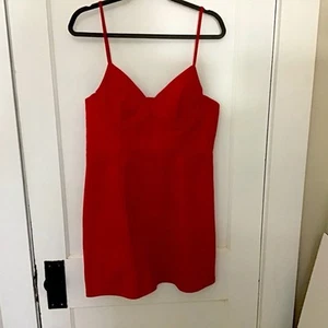 Mini Vestido Princesa Polly Mezcla Algodón Rojo Bodycon 12 - Imagen 1 de 9