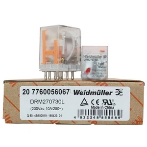 NUEVO Relé Intermedio WEIDMULLER DRM270730L En Caja 10 PIEZAS/caja - Imagen 1 de 1
