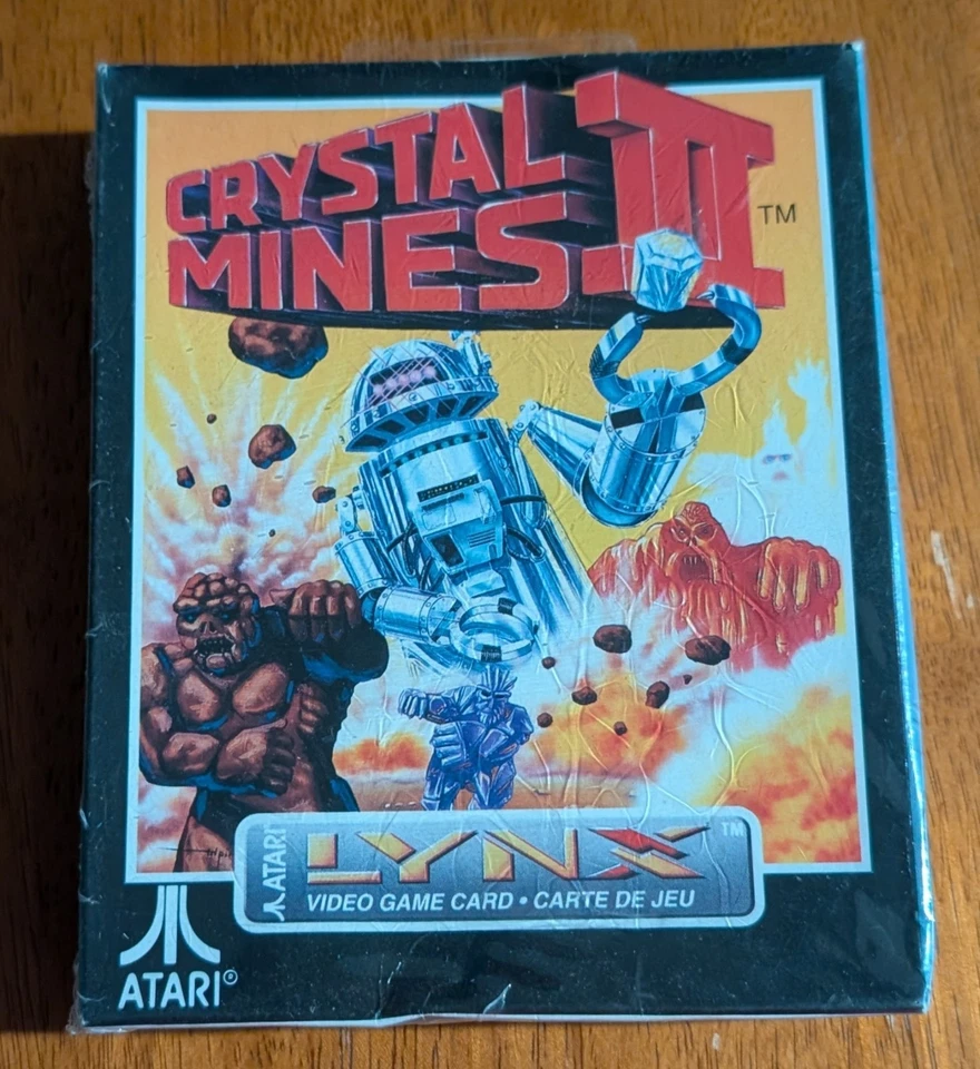 1991 Atari Lynx Crystal Mines II, Factory Sealed  - Image 1 of 4