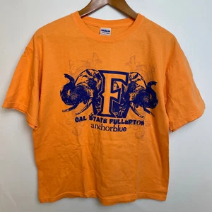 Camiseta Cal State Fullerton Titans Adulto Talla L Naranja Ancla Azul Gráfico Camiseta - Imagen 1 de 6