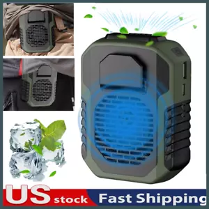 Portable Fan 6000mAh Rechargeable, Mini Waist Fan Clip Belt Fan for Outdoors US - Picture 1 of 8