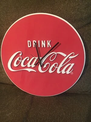COCA-COLA Foam Wall Clock/Sign Exc 14.5" - Image 1 of 2